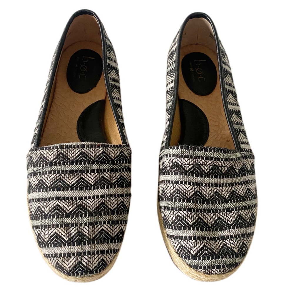 B.O.C. Aztec Print Slip On Espadrille Shoes